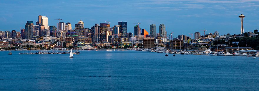 seattle skyline from gasworks park