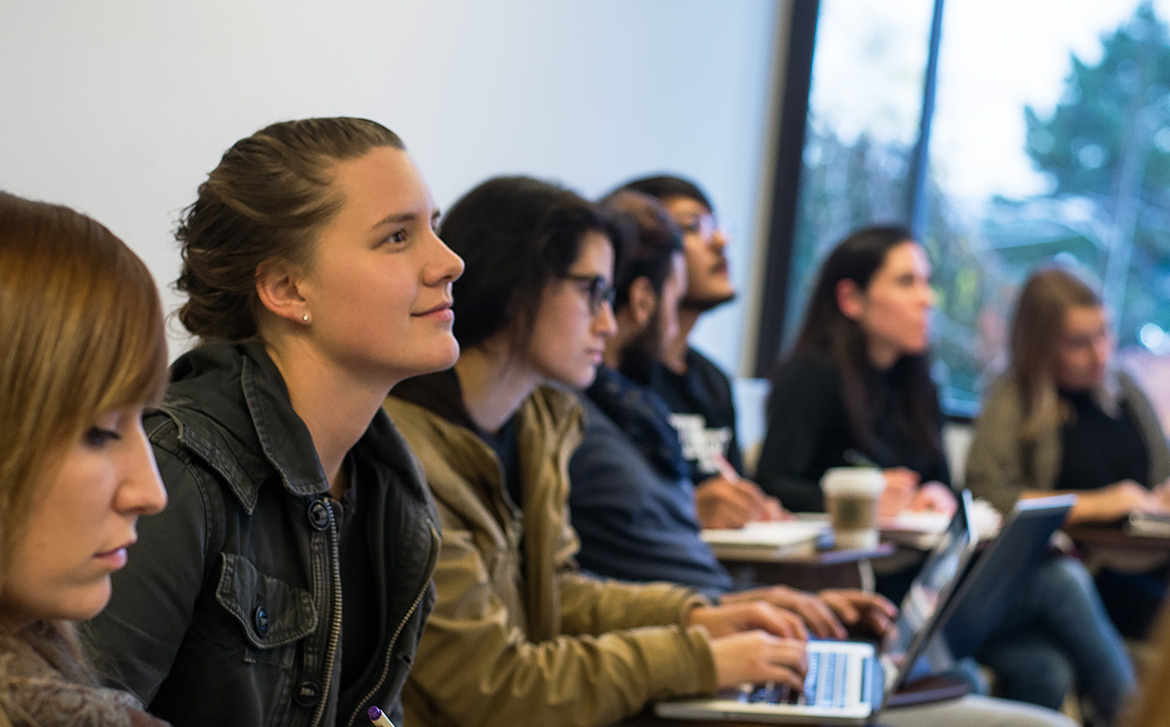 Image showing students focusing on a lecture