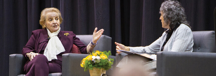 Madeleine Albright Visits SPU