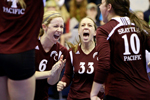 SPU Volleyball defeats national powerhouse CS San Bernardino