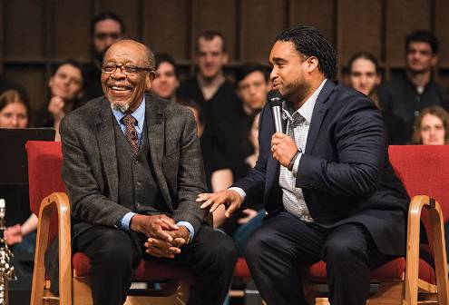 John M. Perkins visits campus