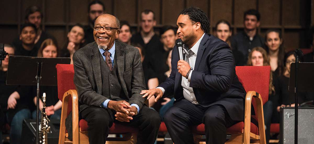 John M. Perkins visits campus