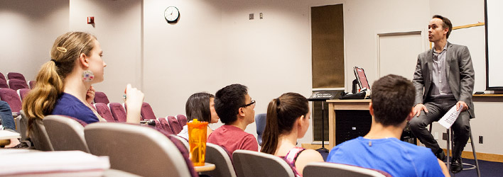 Dr. Todd Rendleman Teaching a Class