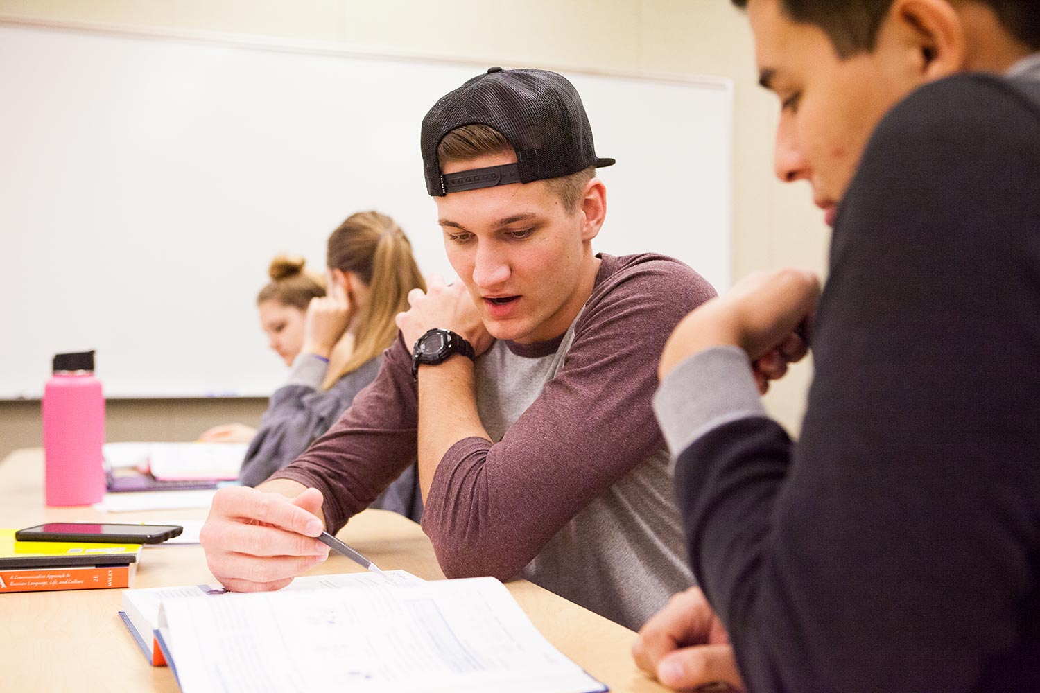 Students in classroom