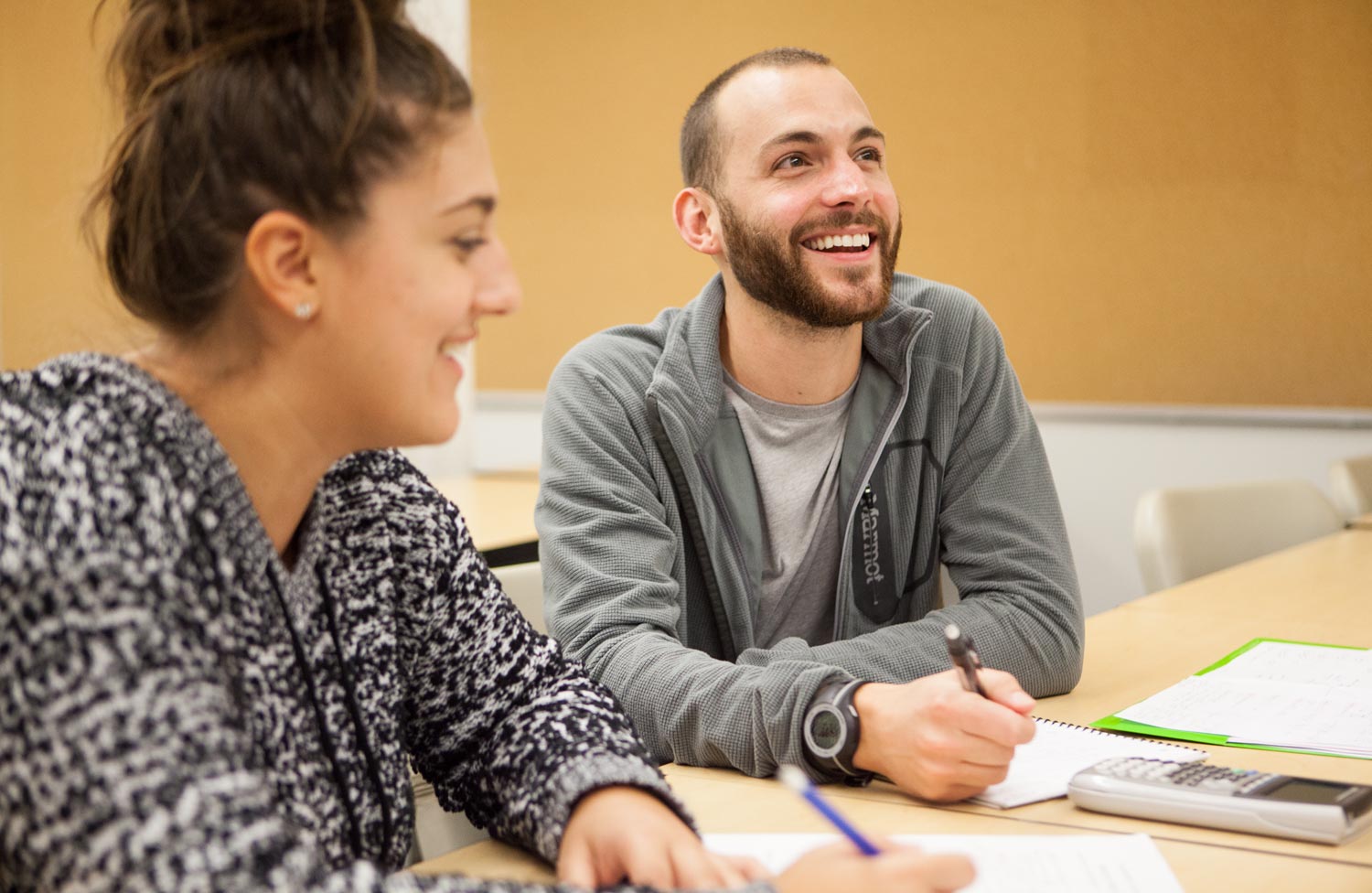 Students in a classroom