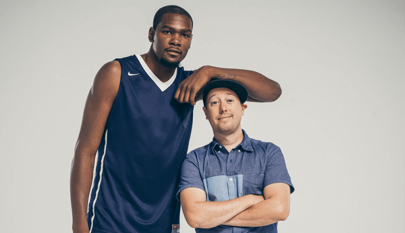 John Keatley and Kevin Durant