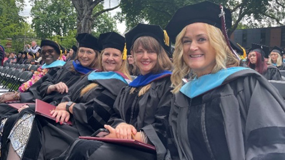 Doctoral Graduates at Commencement