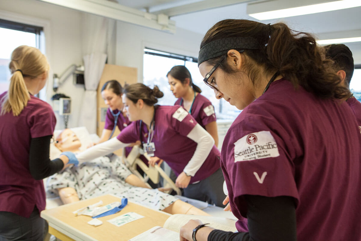  group of spu student nurses