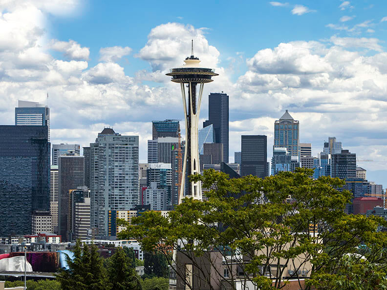 The Seattle skyline