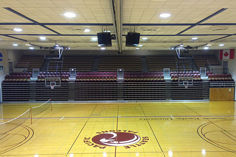 Main gym in Royal Brougham Pavilion