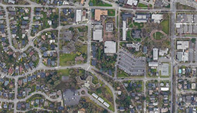 aerial view of SPU