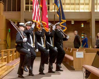 Students serving in the military