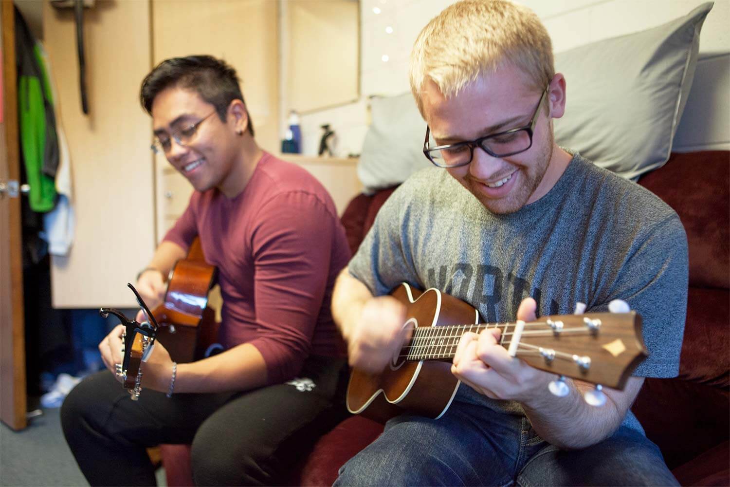 Students in Hill Hall