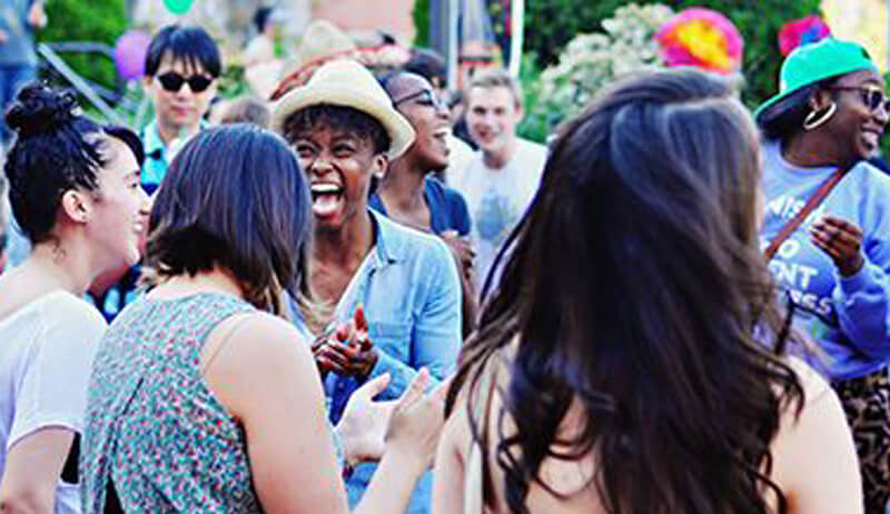 Students celebrating