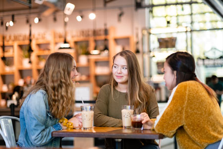 coffee shop setting