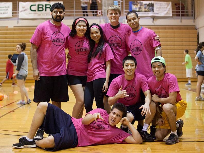 Intramurals dodge ball