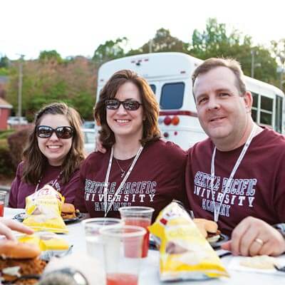 Alums and student