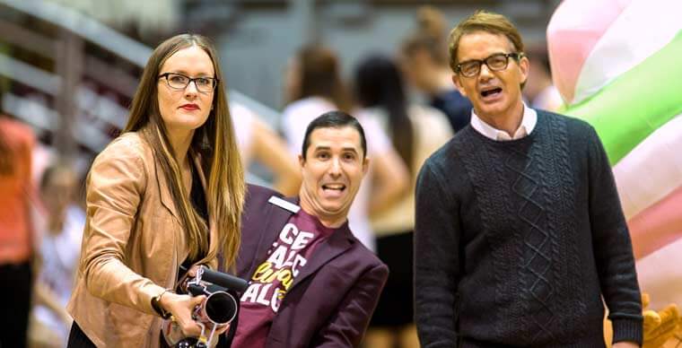 SPU Alumni of the Year at Homecoming Basketball Game