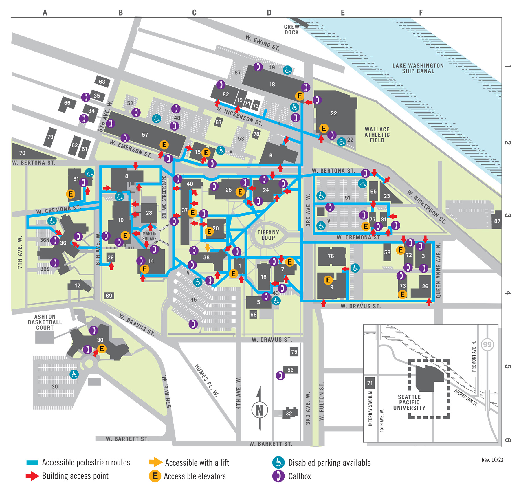 SPU accessibility map 2023