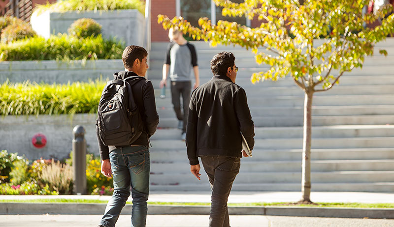 Important date, students walking