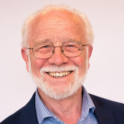 A headshot of George Scranton, professor emeritus of theatre at Seattle Pacific University