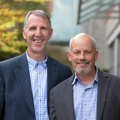 doug taylor standing next to ken cornell