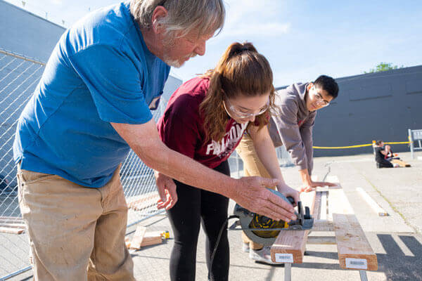 constructing a tiny house